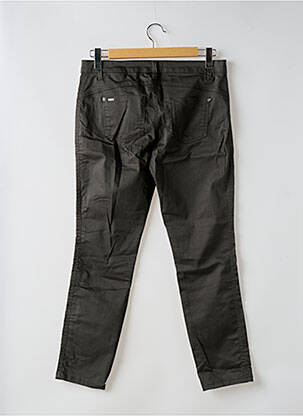 Pantalon slim tissage enduit taille normale vert STREET ONE femme