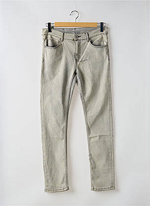 Jeans skinny stretch taille normale gris CHEAP MONDAY homme