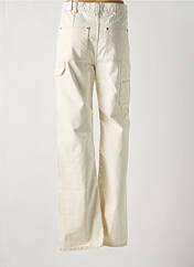 Jeans coupe large beige MNG pour femme seconde vue