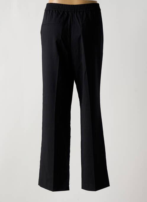 Pantalon large coupe fluide taille haute noir MANGO femme