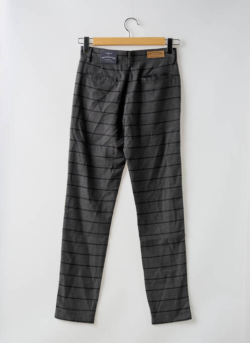 Pantalon slim stretch taille normale gris BRUCE & BUTLER  homme