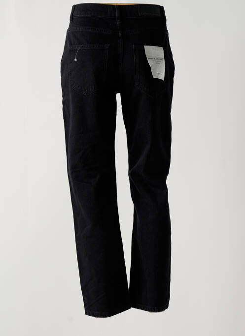 Jeans coupe droite noir ASTRID BLACK LABEL pour femme