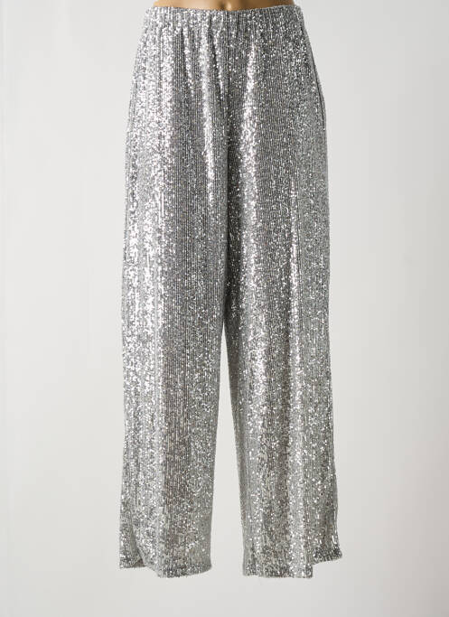 Pantalon large argent VERO MODA pour femme