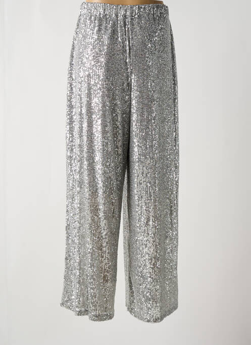 Pantalon large argent VERO MODA pour femme