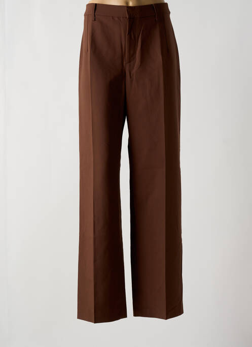 Pantalon large marron MNG pour femme