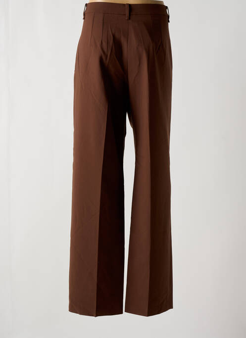 Pantalon large marron MNG pour femme