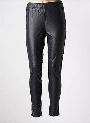 Legging effet matière satinée taille haute noir GARCIA femme