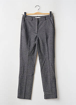 Pantalon droit stretch taille normale noir MNG femme