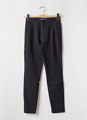 Pantalon slim skinny taille haute noir MNG femme