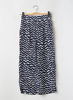 Pantalon 7/8 taille haute taille haute bleu STREET ONE femme