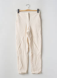 Pantalon slim stretch taille haute beige ONLY femme