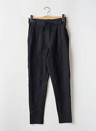 Pantalon slim taille élastique taille haute noir ONLY femme