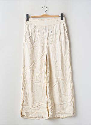 Pantalon 7/8 taille haute taille haute beige VILA femme