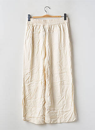 Pantalon 7/8 taille haute taille haute beige VILA femme