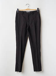 Pantalon droit stretch taille normale noir MANGO femme