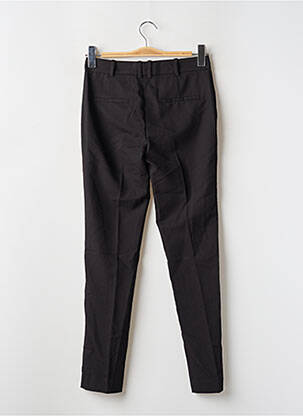 Pantalon droit stretch taille normale noir MANGO femme