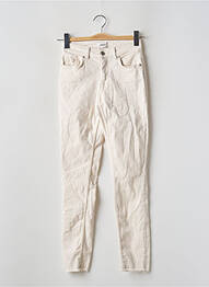 Jeans skinny taille normale taille normale beige ONLY femme