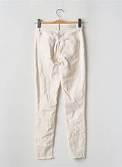 Jeans skinny beige ONLY pour femme seconde vue