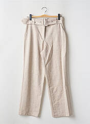 Pantalon 7/8 beige VILA pour femme seconde vue