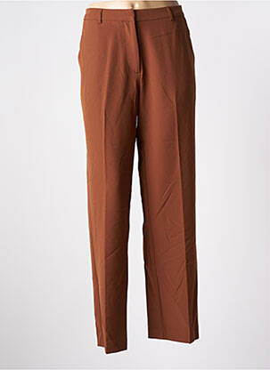 Pantalon droit marron ONLY pour femme