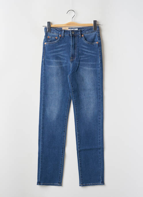 Jeans coupe droite stretch taille ajustable bleu LEVIS fille