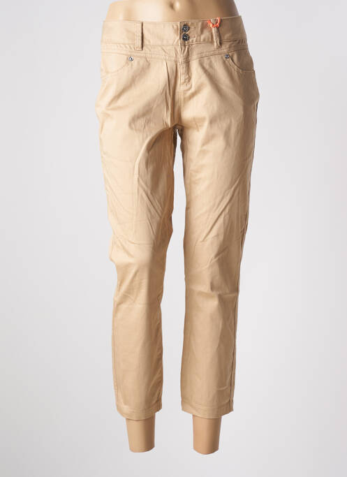 Pantalon 7/8 beige STREET ONE pour femme