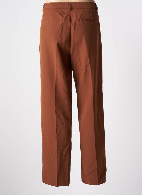 Pantalon droit marron ONLY pour femme