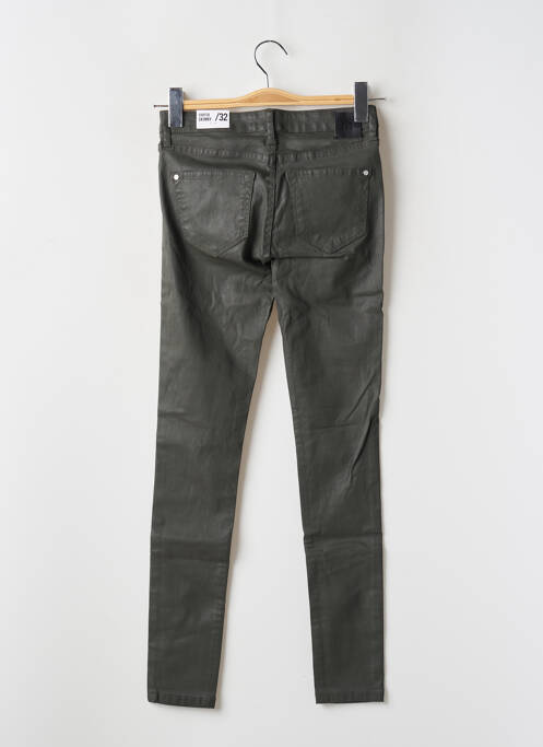 Pantalon slim vert MANGO pour femme