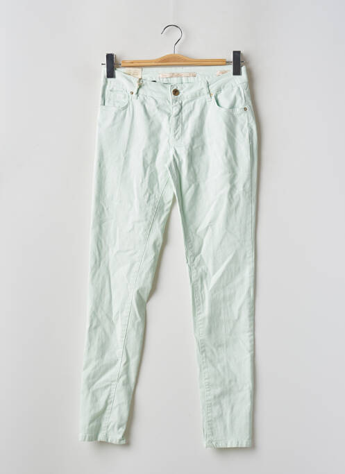 Pantalon slim vert ZARA pour femme