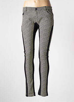 Pantalon slim poches noir BAMBOO'S femme