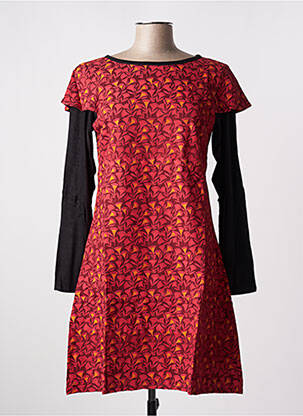 Robe mi-longue rouge 97 pour femme