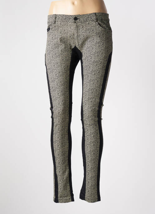 Pantalon slim noir BAMBOO'S pour femme