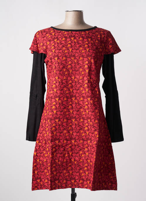Robe mi-longue rouge 97 pour femme