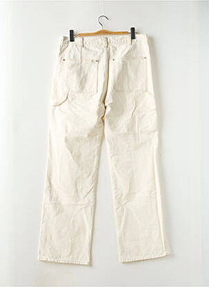 Jeans coupe droite taille normale taille normale beige MANGO femme