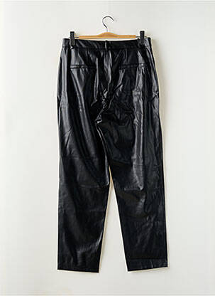 Pantalon droit taille à pinces taille haute noir ONLY femme