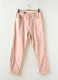 Jean coupe mom poches taille haute rose NOISY MAY femme