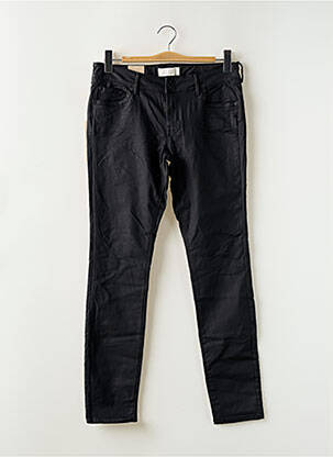 Pantalon slim tissage enduit taille normale noir TOM TAILOR femme