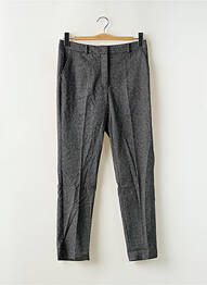 Pantalon droit stretch taille normale noir MANGO femme
