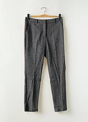 Pantalon droit stretch taille normale noir MANGO femme