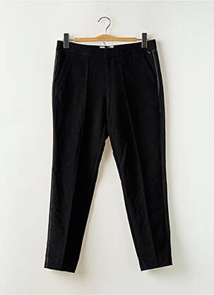 Pantalon droit stretch taille normale noir IRIS MITTENAERE FOR MORGAN femme