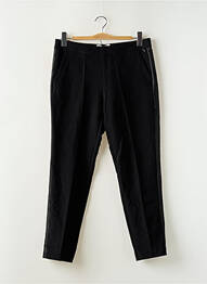 Pantalon droit stretch taille normale noir IRIS MITTENAERE FOR MORGAN femme