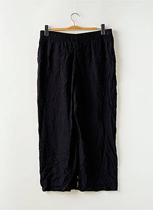 Pantalon 7/8 tissage popeline taille normale noir STREET ONE femme