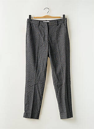Pantalon droit stretch taille normale noir MANGO femme