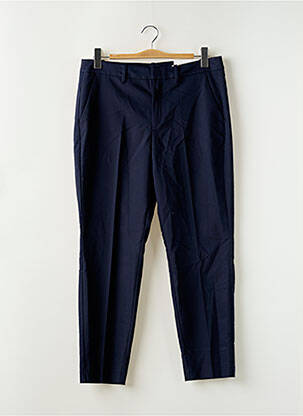 Pantalon chino tissage popeline taille normale bleu S.OLIVER femme