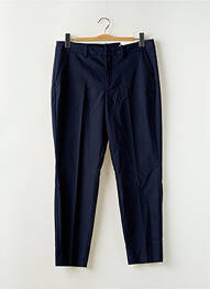 Pantalon chino tissage popeline taille normale bleu S.OLIVER femme
