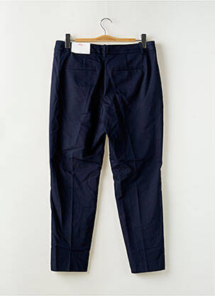 Pantalon chino tissage popeline taille normale bleu S.OLIVER femme