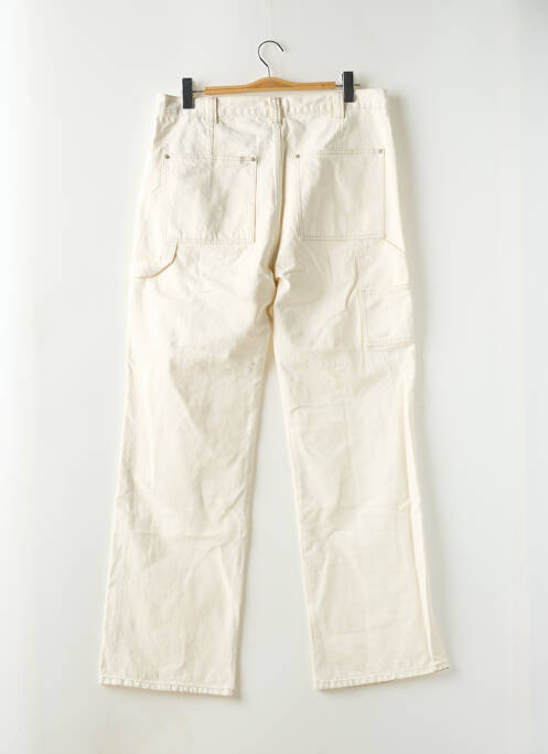 Jeans coupe droite taille normale taille normale beige MANGO femme
