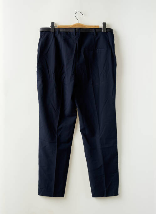 Pantalon droit stretch taille haute bleu MANGO femme