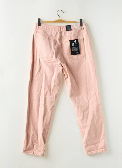 Jean coupe mom poches taille haute rose NOISY MAY femme