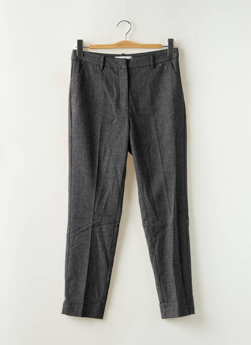 Pantalon droit stretch taille normale noir MANGO femme